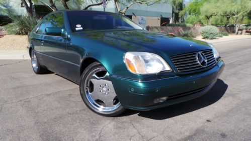 1997 mercedes-benz cl600 coupe, 6.0l v12, 19&#034; amg wheels, super well serviced!