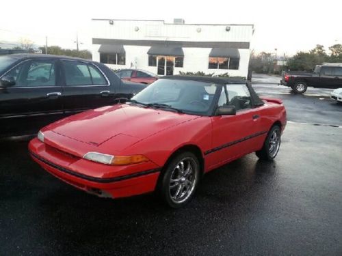 1991 mercury capri base convertible 2-door 1.6l