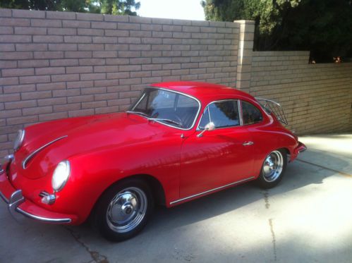 1962 porsche 356b coupe 1.6l