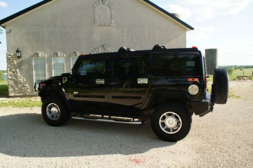 2005 luxury edition hummer h2 black on black