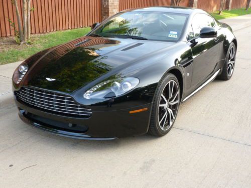 2011 aston martin vantage v8 n420, 1 owner, 6k miles, black/black