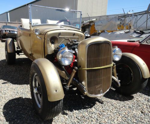 1931 ford model a roadster- old school hot rod-rustfree nice and neat.