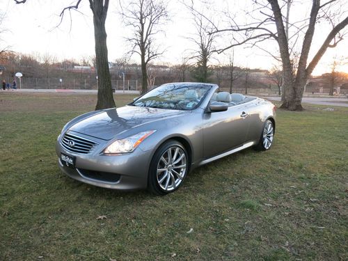 2009 infiniti g37 convertible great condition super loaded low mileage