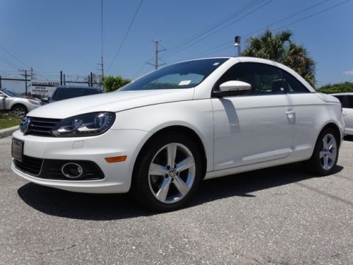 2012 volkswagen eos tsi lux conv /sunroof navigation warranty  clean carfax