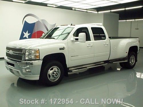 2013 chevy silverado 3500 diesel western hauler nav 21k texas direct auto