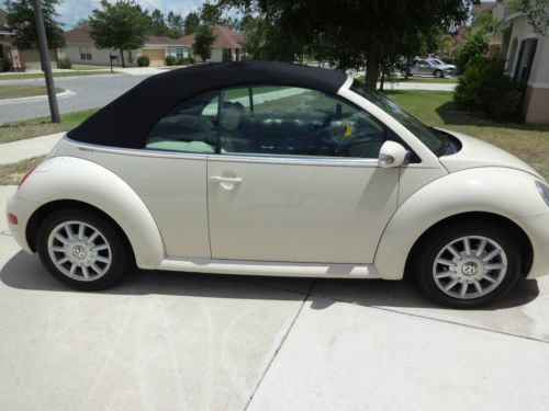 2005 volkswagen beetle gls convertible 2-door 2.0l