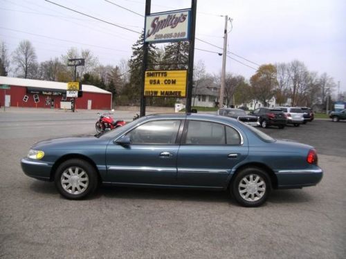 2001 lincoln continental 4-door sedan leather well-maintained local trade in wow