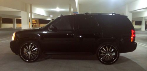 2010 gmc ygmc yukon 4wd slt, black, custom, premium, low mileage