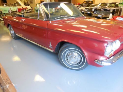 1963 chevrolet corvair spyder convertible - no reserve