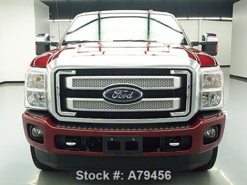 2013 FORD F250 PLATINUM CREW DIESEL SUNROOF NAV 4X4 35K TEXAS DIRECT AUTO, US $50,980.00, image 2