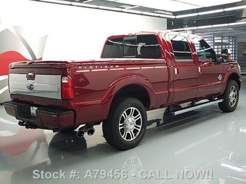 2013 FORD F250 PLATINUM CREW DIESEL SUNROOF NAV 4X4 35K TEXAS DIRECT AUTO, US $50,980.00, image 4