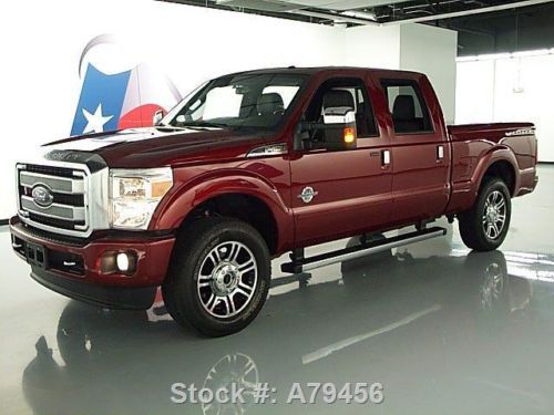 2013 FORD F250 PLATINUM CREW DIESEL SUNROOF NAV 4X4 35K TEXAS DIRECT AUTO, US $50,980.00, image 9