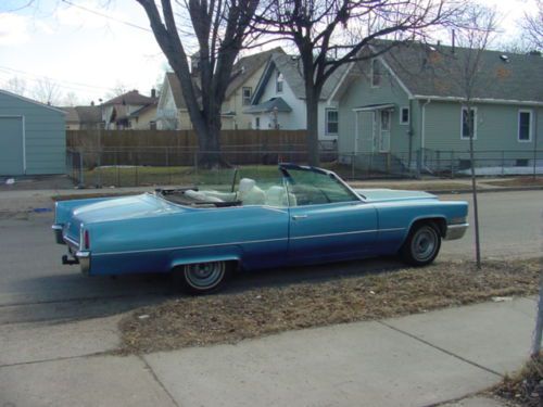 1970 cadillac deville base convertible 2-door
