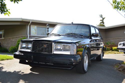 1982 volvo 242 glt turbo coupe - restored - no reserve - 240 black