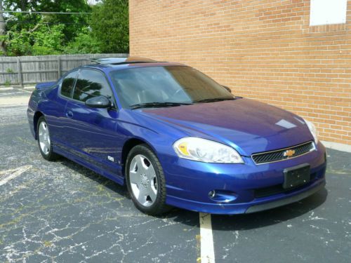 2006 chevrolet monte carlo ss coupe 2-door 5.3l electric blue!!