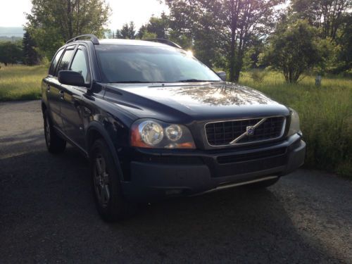 2004 volvo xc90 awd 2.5t black on black