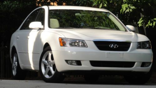 2007 white hyundai sonata spl ed-only 46,100 miles- priced to sell-$8800