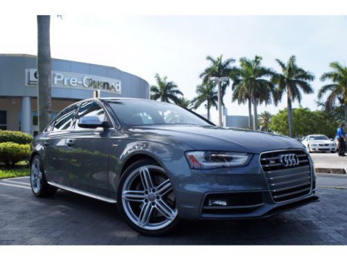 2013 audi s4 quattro manual 1 owner clean carfax navigation sports diff florida