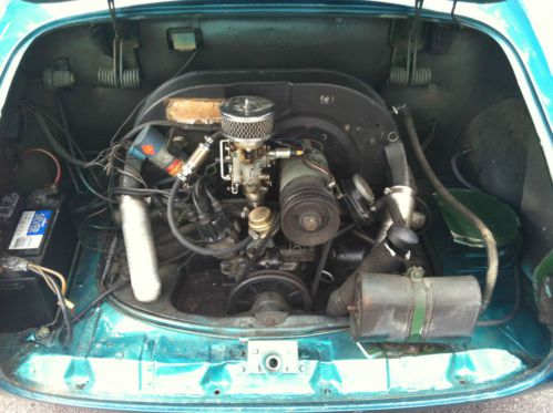 1972 KARMANN GHIA TURQUOISE TAN CLEAN UN-MOLESTED, US $7,500.00, image 4