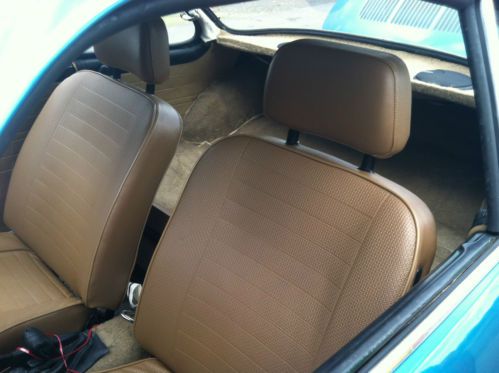 1972 KARMANN GHIA TURQUOISE TAN CLEAN UN-MOLESTED, US $7,500.00, image 7