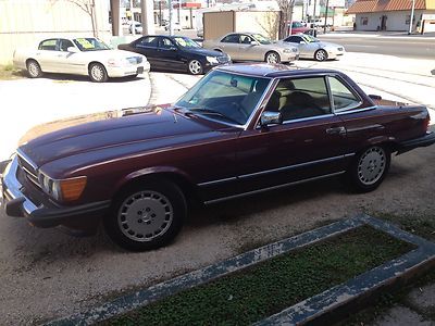 1988 mercedes-benz 560 sl roadster, collectible