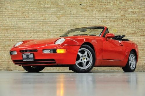1992 porsche 968 cabriolet tiptronic low miles! serviced! great value! wow!