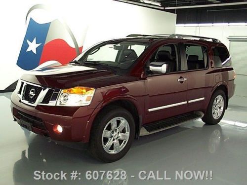 2010 NISSAN ARMADA PLATINUM SUNROOF NAV DVD 20'S 71K MI TEXAS DIRECT AUTO, US $24,980.00, image 9