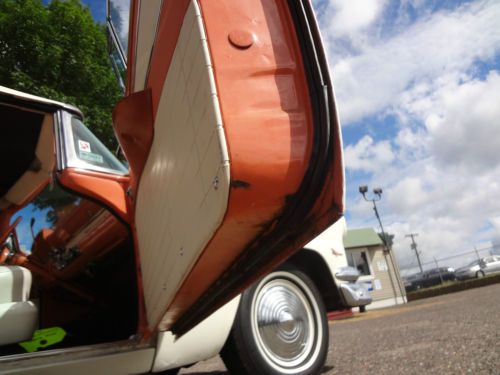 1956 Ford Fairlane Sunliner Convertible,NO RESERVE, Orig Mandarin Orange/White, image 5