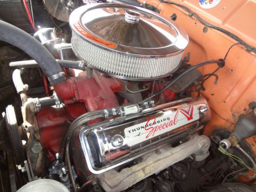 1956 Ford Fairlane Sunliner Convertible,NO RESERVE, Orig Mandarin Orange/White, image 8