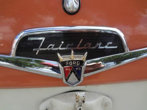 1956 Ford Fairlane Sunliner Convertible,NO RESERVE, Orig Mandarin Orange/White, image 16