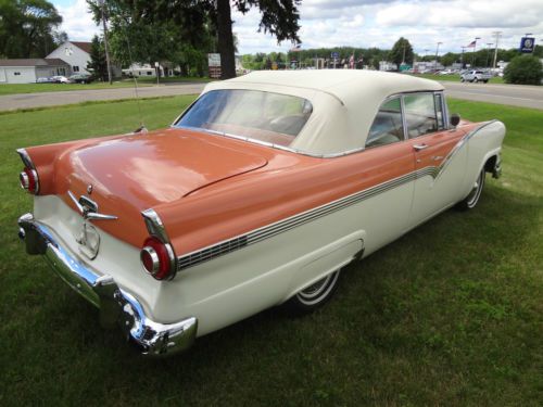 1956 Ford Fairlane Sunliner Convertible,NO RESERVE, Orig Mandarin Orange/White, image 18