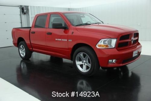 12 st 4x4 crew cab 5.7 v8 hemi 20in clean autocheck cruise