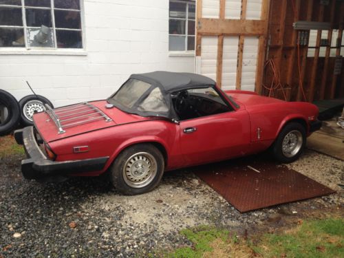 1979 triumph spitfire base convertible 2-door 1.5l