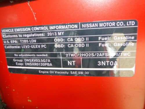2013 NISSAN ALTIMA 3.5L SV REBUILT SALVAGE TITLE REPAIRED DAMAGE REPAIRABLE, US $14,500.00, image 47