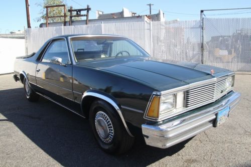 1981 chevrolet el camino base 73k  automatic 6 cylinder  no reserve