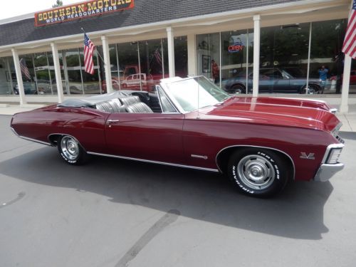 1967 chevrolet impala ss convertible 396 muncie 4 speed 12 bolt