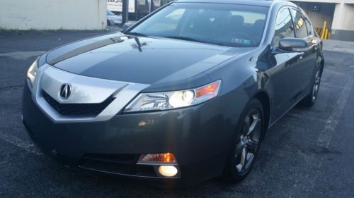 2011 acura tl sh-awd  3.7l salvage no reserve fully loaded flood water damage