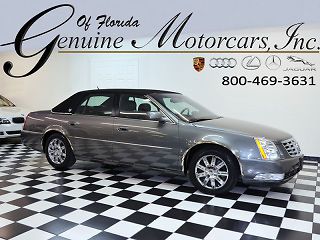 2006 cadillac dts 1 owner only 16k mi  grey raven with carriage roof