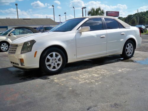 2006 cadillac cts,pearl white,florida car,loaded,read ad b4 bid,last bid wins