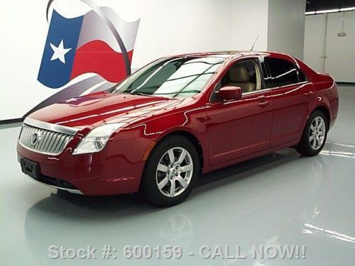 2010 mercury milan premier awd v6 sunroof leather 48k texas direct auto