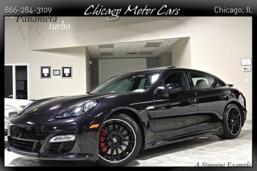 2012 porsche panamera turbo sport chrono hard loaded black/black 20s sportdesign