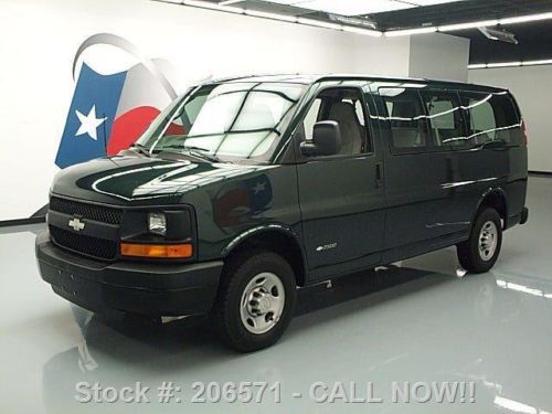 2006 chevy express ls 2500 12-passenger van v8 only 16k texas direct auto