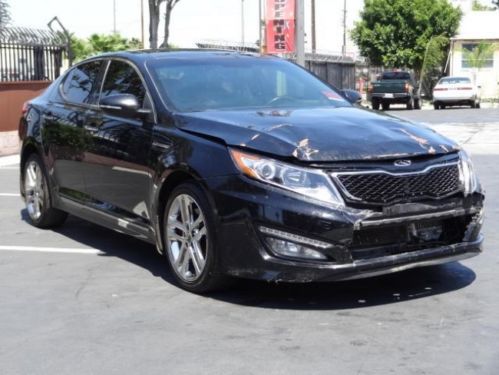 2013 kia optima sxl damaged salvage repairable fixer runs! export welcome! l@@k!