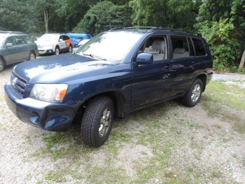 2004 toyota highlander, no reserve, one owner, looks and runs great,