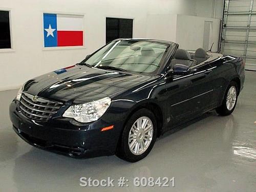 2008 chrysler sebring touring convertible soft top 34k texas direct auto