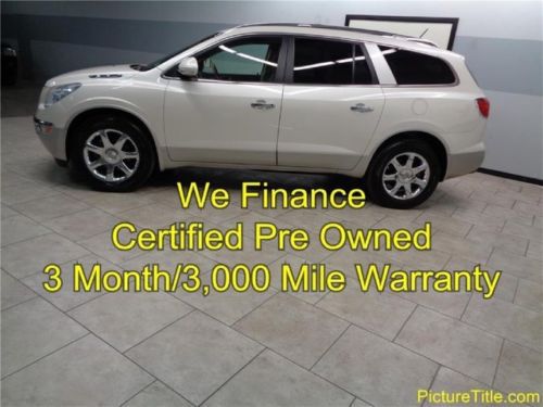 10 enclave cxl leather sunroof gps navi tv certified warranty we finance texas