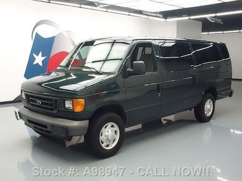 2007 ford e-350 xl 5.4l v8 15-passenger cd audio 64k mi texas direct auto