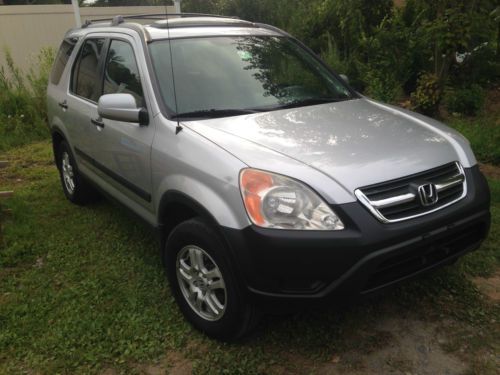 2002 honda crv ex automatic silver / black 4wd 110k clean 16v 2.4l vtec