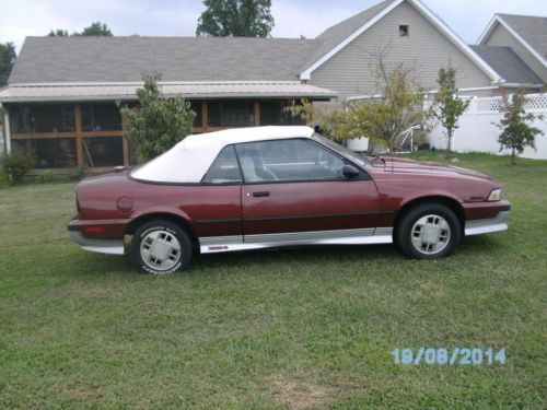 1989 chevrolet cavalier z24 convertible 2.8 multi port fuel injection