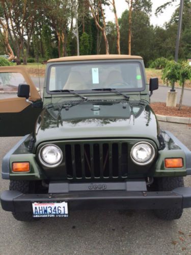 1997 jeep wrangler se sport utility 2-door 2.5l